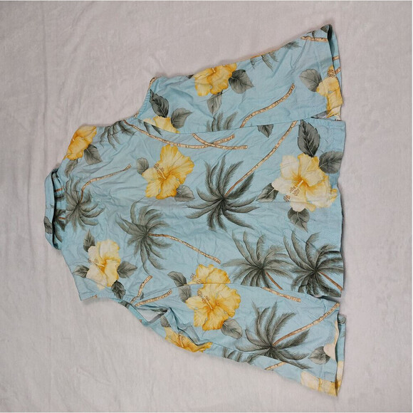 JAMAICA BAY SLEEVELESS BUTTON DOWN SHIRT SIZE LARGE - Picture 3 of 5